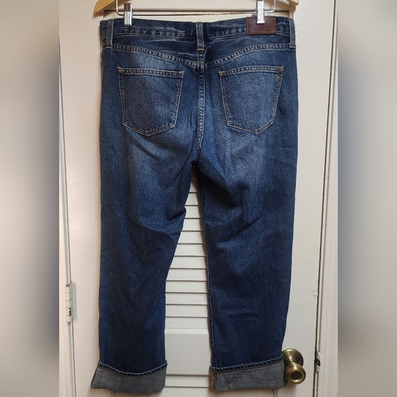 Madewell Distressed Blue Jeans Women's Denim Pants Boy Jean - Picture 3 of 4